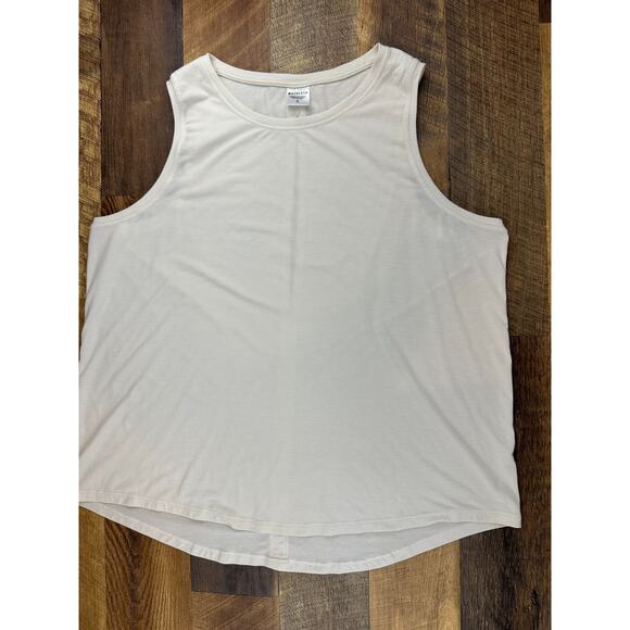 Athleta With Ease Open Back Tank Top White Size XL - Picture 1 of 5